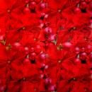 075 Weihnachten Blumen - 3-lagig - Atelier